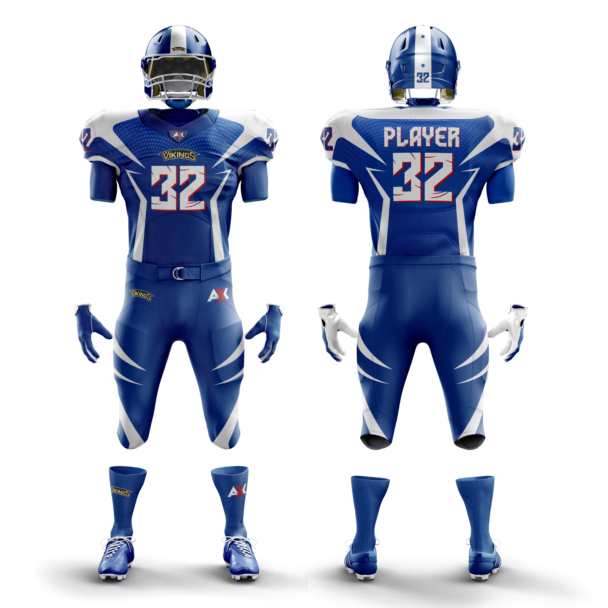 AMERICAN FOOTBALL UNIFORM - Image 2
